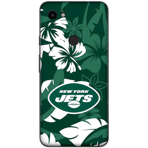 NFL New York Jets Tropical Print Google Pixel 3a XL Skin